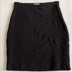 EXPRESS black mini skirt